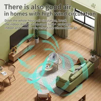 Circular Rechargeable Desktop Fan